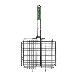 BOYSCOUT Решетка-гриль 57(+5)x30x25x5,5 cм, универсальная с АНТИПРИГАРНЫМ покрытием, веер в ПОДАРОК/ 8  фото 8