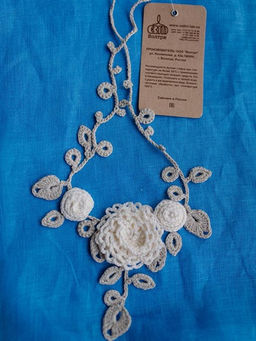 Авторское украшение 100% лен ТМ ВОЛТРИ