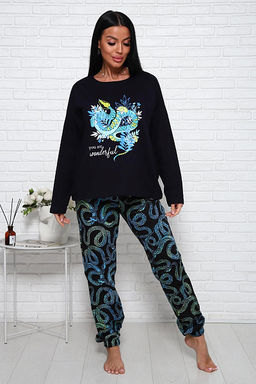 Костюм с брюками (01027. бирюзовый) - Плиона фото 8