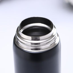 Термос Мастер К Топ, 500 мл, 6.3?24.5 см, сохраняет тепло 8 ч, нержавеющая сталь, чёрный