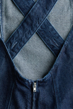 Flared-skirt denim dress - H&m фото 3
