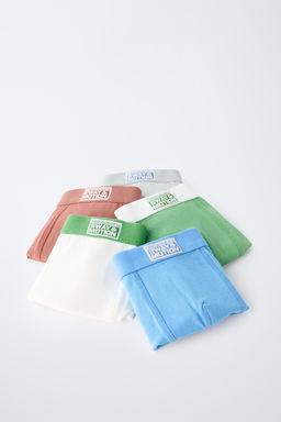 6-14 A?OS/ PACK CINCO B?XERS ETIQUETA / Multicolor - Zara фото 6