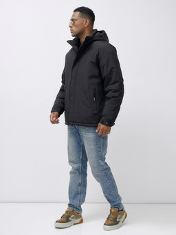 Куртка спортивная мужская зимняя большого размера черного цвета 633Ch - Mtforce фото 3