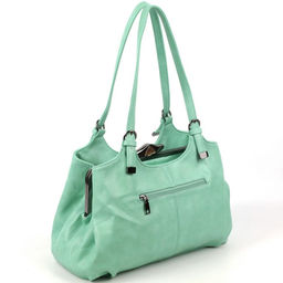 Женская сумка из эко кожи с ручками и фермуаром 0119-18 - Kenguluna фото 3