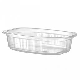 Цена за 50 шт. Контейнер одноразовый из полипропилена 0,2л 13,9х10,2х3см, с крышкой, прозрачный, ГОСТ Р 50962-96 (Россия) - Домашняя Мода фото 3