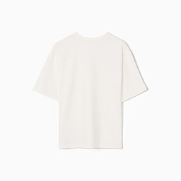 Футболка оверсайз с нашивкой женская MINAKU: One Most Brand, экрю, размер 48