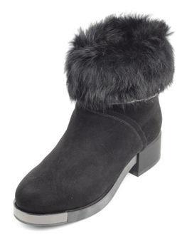 04-206W-8Y1 8J33M Ботинки зимние женские (натуральная замша, натуральный мех)