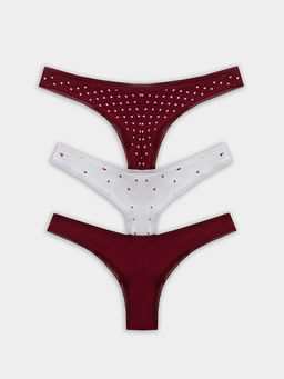 Трусы бразилиана женские в наборе, 3 шт - Mark formelle фото 10
