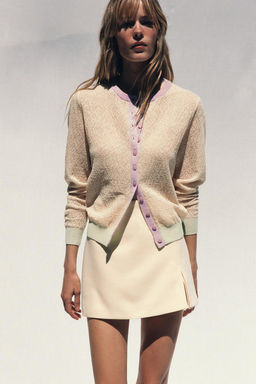 COLOUR BLOCK CARDIGAN - Zara фото 10