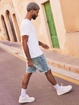 Мужские джинсовые шорты LIVERGY  фото 7