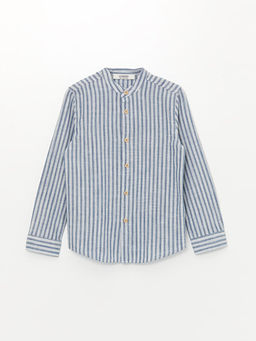 Hakim Yaka ?izgili Erkek ?ocuk G?mlek