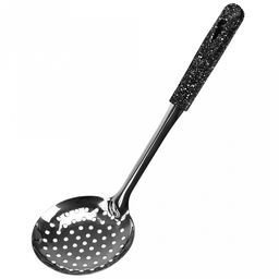 "Гранит" Шумовка из нержавеющей стали 38,5х11,4см, пластмассовая ручка (Китай)