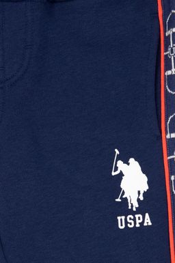 Темно-синие вязаные брюки для мальчика - U.s. polo assn фото 4