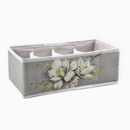 Органайзер для хранения, кофр для белья 8 ячеек Цветы, 281610 см - See you home фото 2