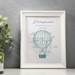 Фоторамка для фото 15×21 см Keep memories, Taylor, белый, ( пластиковый экран)