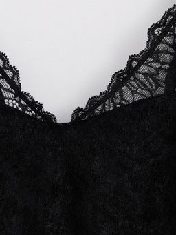 CONTE Топ с кружевом для дома INSOMNIA LHW 1436 black black