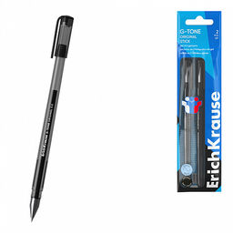 Цена за 12 шт. Ручка гелевая ErichKrause G-Tone Stick Original 0.5, цвет чернил зеленый (в коробке по 12 шт.)