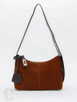 Сумка женская кожаная 1110M brown Polina&Eiterou