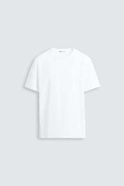 BASIC SLIM FIT T-SHIRT - Zara фото 6