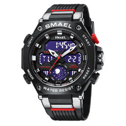 Часы наручные Smael электронные SM8069black-black