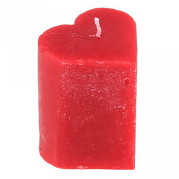 Свеча Сердечко 5,3х5,5х7см, парафин, малая, микс, время горения 3,5 часов (Россия) - Домашняя мода фото 2