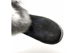 Подростковые, голубая норка, войлочная подошва,