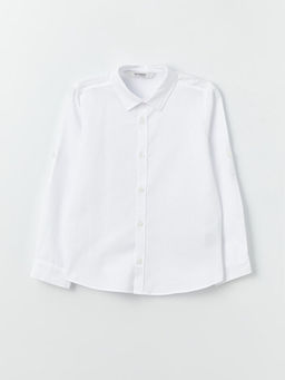 Basic Uzun Kollu Erkek ?ocuk G?mlek