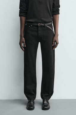 JEANS STRAIGHT FIT / Negro - Zara фото 11