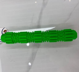 Цена за 2 шт. Игрушка рельефная для средних и крупных пород собак "Палочка", цвет зеленый, 22,7*3,5см