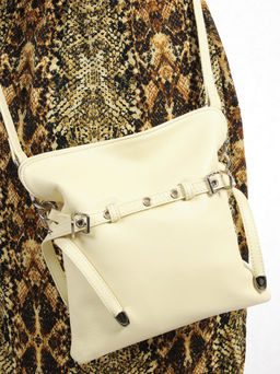 LACCOMA сумка АЛ3020-6-светло желтый натуральная кожа хлопок  фото 7