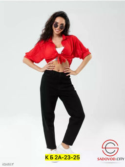 Джинсы с высокой посадкой