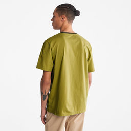 Футболка Timberland T-Shirt Kennebec River Tree Logo Regular желтая фото 4