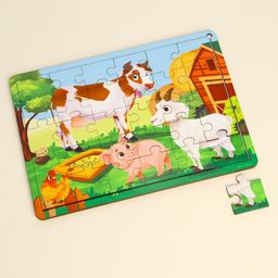 Пазл На ферме с подсказкой - Лесная мастерская фото 5