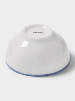 Салатник Magistro Blue Lagoon, 450 мл, 13×6.3 см, фарфор, белый