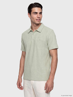 Polo Yaka Dokulu Erkek Ti??rt