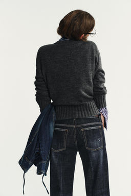 RIBBED KNIT SWEATER - Zara фото 5