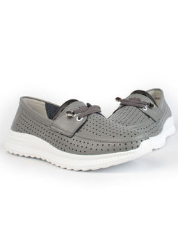 03-ZL-8861 DK. GRAY Полуботинки женские (натуральная кожа) - Фабричный китай фото 12