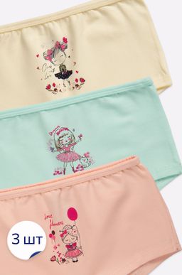 Трусы-шортики для девочки 3 шт. Baykar