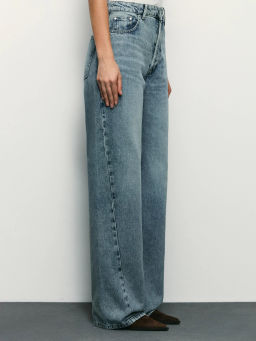 Джинсы wide loose со средней посадкой / Zarina  фото 3