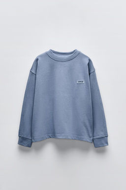 HEAVY JERSEY LABEL T-SHIRT - Zara фото 17