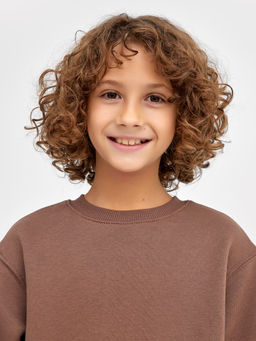 Комплект для мальчиков (джемпер, брюки) таупово-бежевый - Mark formelle фото 4