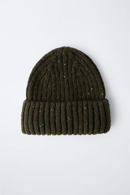 AGES 3-14 / KNITTED POM-POM HAT WITH WOOL - Zara фото 4