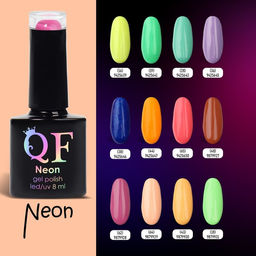 Гель лак для ногтей NEON, 3-х фазный, 8 мл, LED/UV, цвет бежевый (64) - Queen fair фото 6