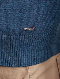 Кардиган на молнии из хлопка с нейлоном - Vilatte фото 8