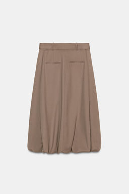 MIDI BALLOON SKIRT WITH BELT - Zara фото 9