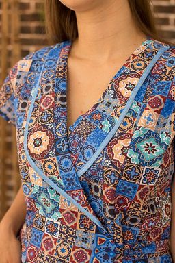 Халат женский из бязи м7г (на запах) - Лето-текс фото 4