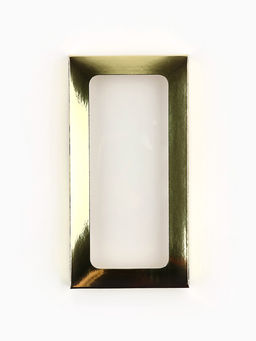 Цена за 5 шт. Коробка для шоколада новогодняя «Золото», с окном, 17×8.5×1.5 см