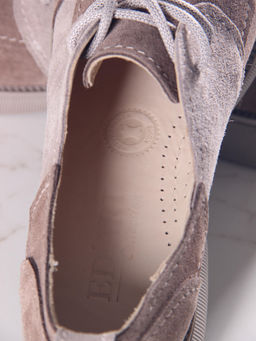 Полуботинки туфли EDART 205.патриция ka. ваниль серо коричневый замша фото 12