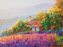 Набор для вышивания PANNA Живая картина JK-2100 Утро в горах 26.5 х 19.5 см