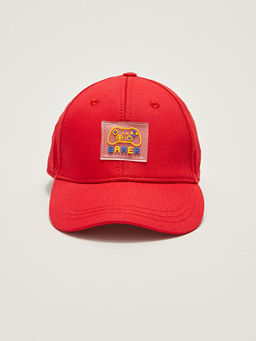 Erkek ?ocuk Etiket Bask?l? Kep ?apka - Waikiki фото 2